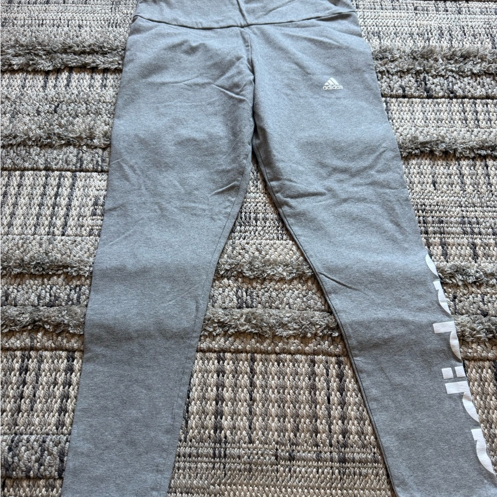 Adidas Heather Gray Leggings